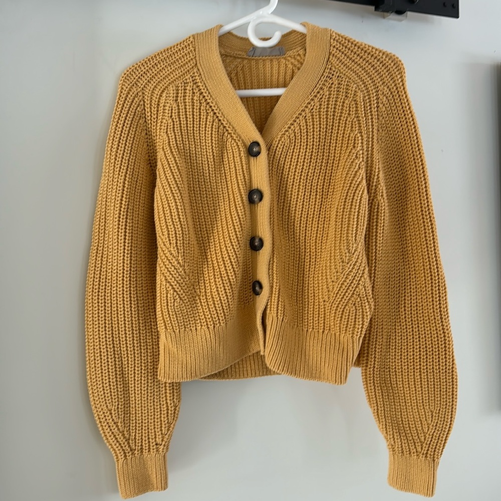 Everlane woman’s button up cotton sweater